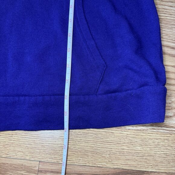 Victoria Secrets PINK LSU Tigers Sequin Tigers Half Zip Pullover M Purple Gold - Picture 5 of 6